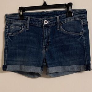 MOTHER The Wilder Denim Blue Women's Shorts